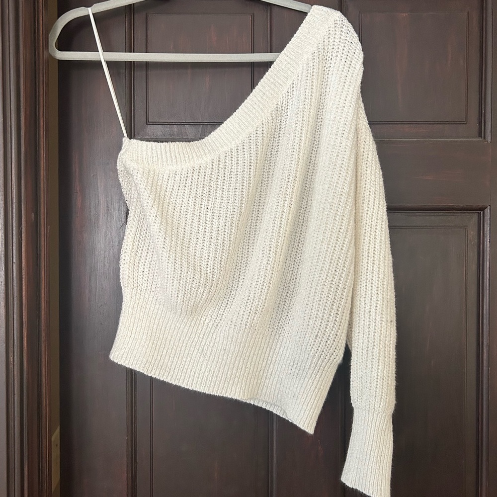 Zara one shoulder sweater